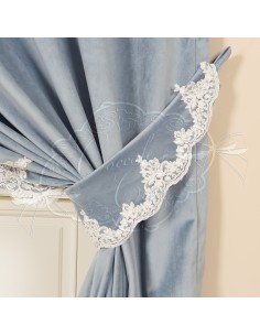 Coccole di Casa - Embrasse Ely Polvere Con Pizzo 80X5X10 cm