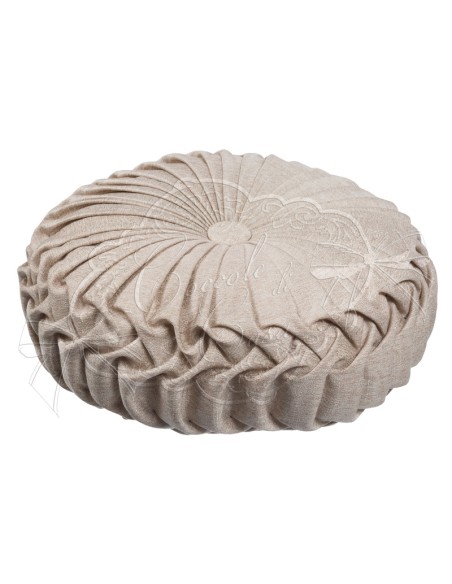 Coccole di Casa - Cuscino Balloon"Glory"Champagne Diam. 40X10C