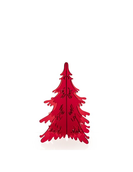iPLEX Design Plexy Noel H.25 Rosso - 21x25x21 cm