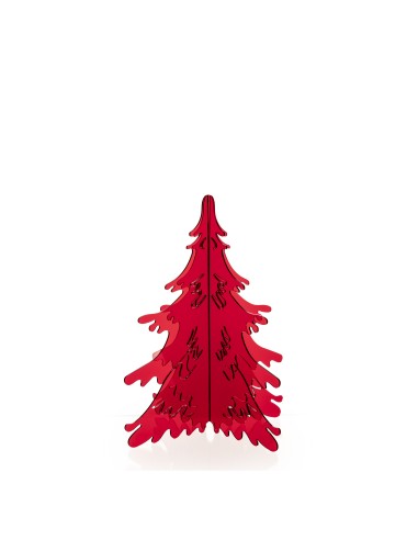 iPLEX Design Plexy Noel H.25 Rosso - 21x25x21 cm