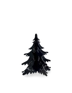 iPLEX Design Plexy Noel H.25 Nero - 21x25x21 cm