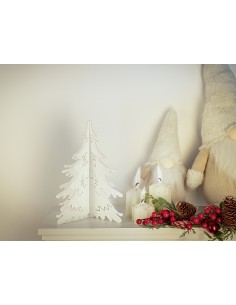 iPLEX Design Plexy Noel H.25 Bianco - 21x25x21 cm 2