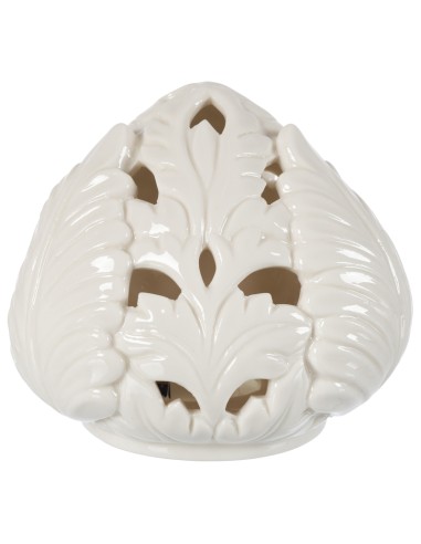 Coccole di Casa - PIGNA TRAF. con LED S/BASE BIANCA h 10 cm