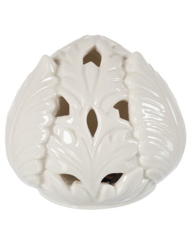 Coccole di Casa - PIGNA TRAF. con LED S/BASE  BIANCA h6,7 cm