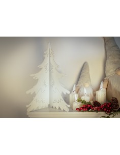 iPLEX Design Plexy Noel H.40 Bianco - 34x40x34 cm 2