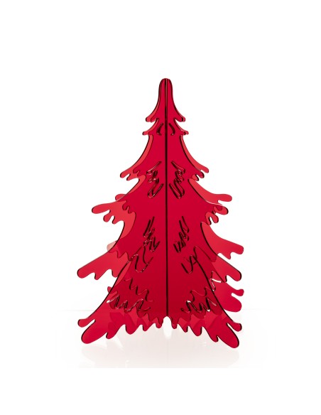 iPLEX Design Plexy Noel H.40 Rosso - 34x40x34 cm