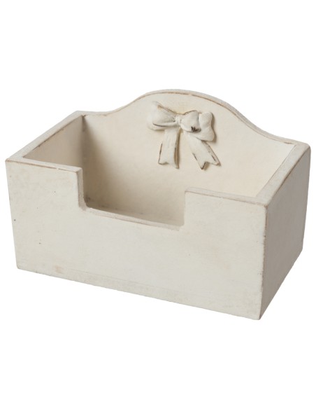 Coccole di Casa - L."BOW" PORTA BIGLIETTI DA VISITA11X6X6