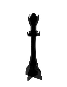 iPLEX Design Sovrana Appendiabiti Nero - 60x165x60 cm