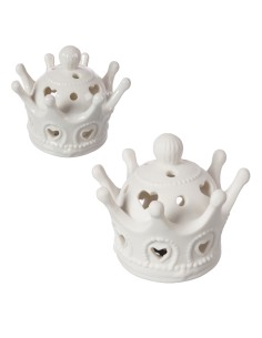 Coccole di Casa - CORONA con LED 2ASS D.7Xh9 cm