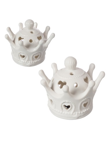 Coccole di Casa - CORONA con LED 2ASS D.7Xh9 cm
