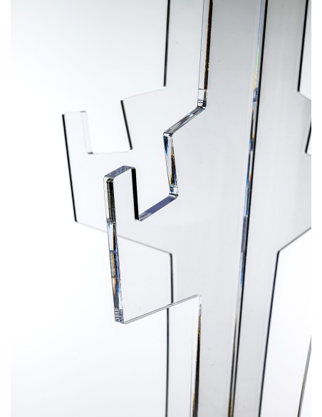 iPLEX Design Sovrana Appendiabiti Trasparente - 60x165x60 cm