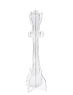 iPLEX Design Sovrana Appendiabiti Trasparente - 60x165x60 cm