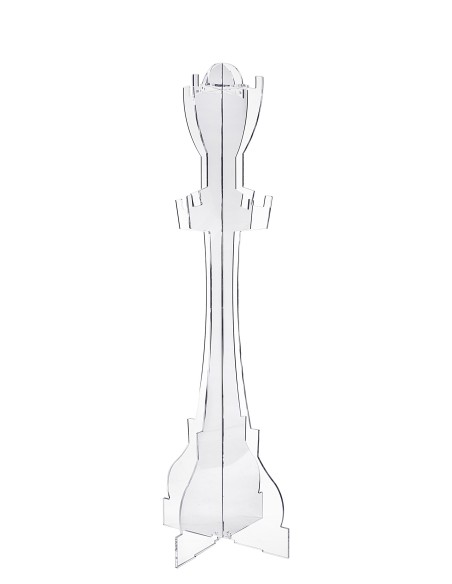 iPLEX Design Sovrana Appendiabiti Trasparente - 60x165x60 cm