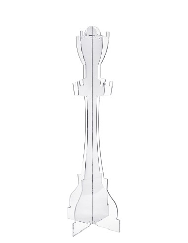 iPLEX Design Sovrana Appendiabiti Trasparente - 60x165x60 cm