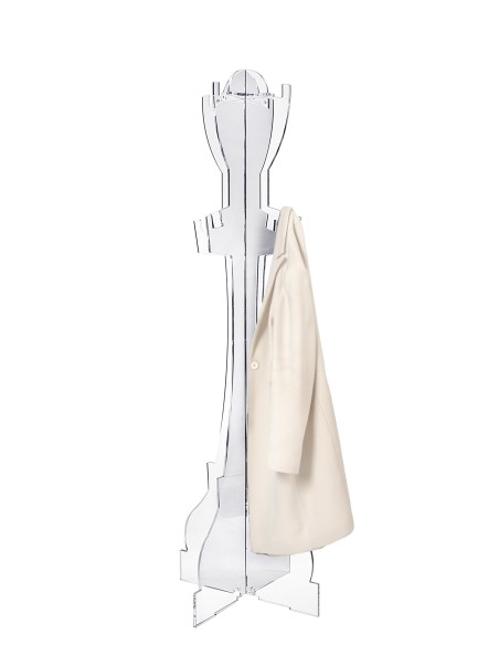 iPLEX Design Sovrana Appendiabiti Trasparente - 60x165x60 cm