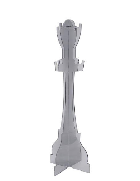 iPLEX Design Sovrana Appendiabiti Fume' - fumè - 60x165x60 cm
