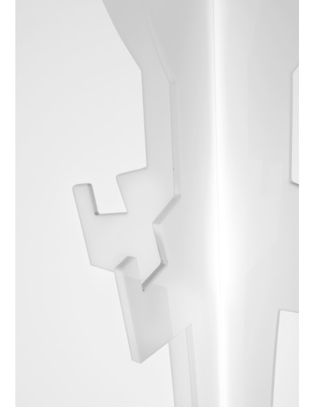 iPLEX Design Sovrana Appendiabiti Bianco - 60x165x60 cm