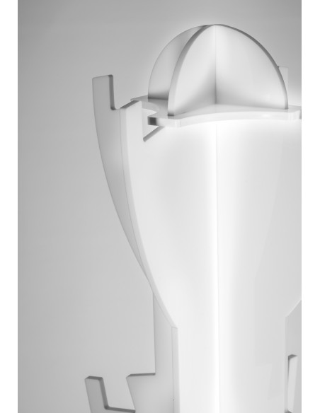 iPLEX Design Sovrana Appendiabiti Bianco - 60x165x60 cm
