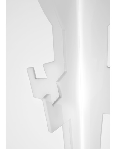 iPLEX Design Sovrana Appendiabiti Bianco - 60x165x60 cm