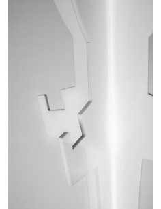 iPLEX Design Sovrano Appendiabiti Bianco - 60x178x60 cm 2