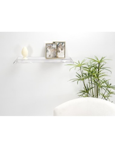 iPLEX Design - Drappeggi Mensola Trasparente in plexiglass - 69x5x20 cm