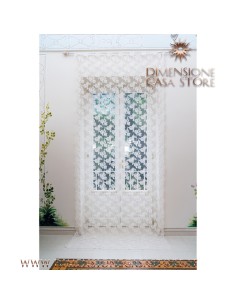 Coccole di Casa - Tenda In Pizzo "Rose" 135X300 cm