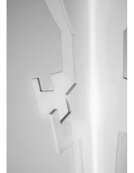 iPLEX Design Sovrano Appendiabiti Bianco - 60x178x60 cm
