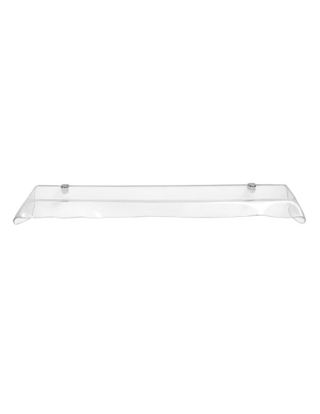 iPLEX Design - Drappeggi Mensola Trasparente in plexiglass - 69x5x20 cm