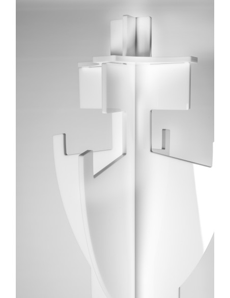iPLEX Design Sovrano Appendiabiti Bianco - 60x178x60 cm