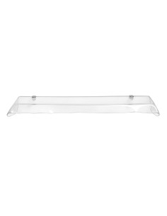 iPLEX Design - Drappeggi Mensola Trasparente in plexiglass - 69x5x20 cm