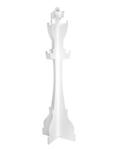 iPLEX Design Sovrano Appendiabiti Bianco - 60x178x60 cm