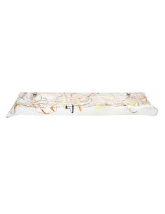 iPLEX Design - Drappeggi Mensola Multicolor in plexiglass - 69x5x20 cm