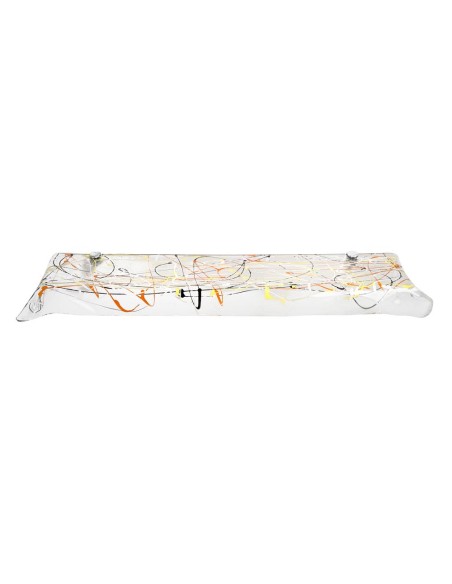 iPLEX Design - Drappeggi Mensola Multicolor in plexiglass - 69x5x20 cm