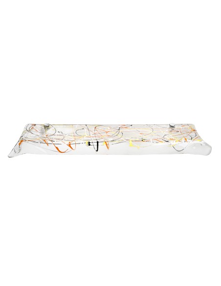 iPLEX Design - Drappeggi Mensola Multicolor in plexiglass - 69x5x20 cm