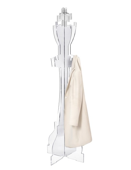iPLEX Design Sovrano Appendiabiti Trasparente - 60x178x60 cm
