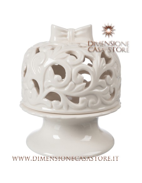 Coccole di Casa - "L. Bow" Alzata con Cupola Traf P. 12X15