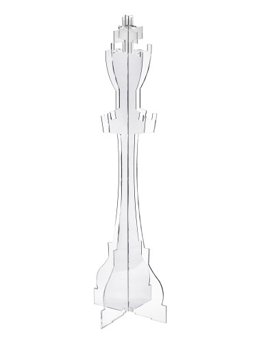 iPLEX Design Sovrano Appendiabiti Trasparente - 60x178x60 cm