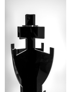 iPLEX Design Sovrano Appendiabiti Nero - 60x178x60 cm 2