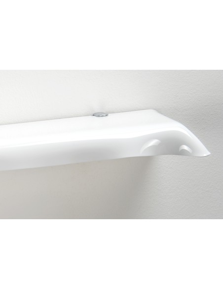 iPLEX Design - Drappeggi Mensola Bianca in plexiglass - white - 69x5x20 cm