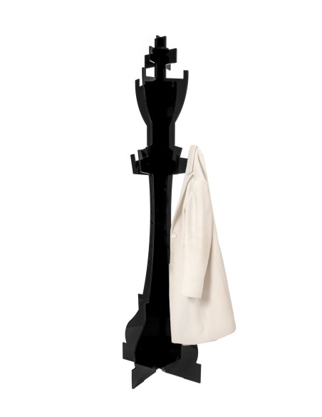 iPLEX Design Sovrano Appendiabiti Nero - 60x178x60 cm