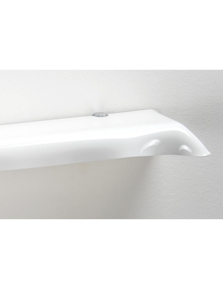 iPLEX Design - Drappeggi Mensola Bianca in plexiglass - white - 69x5x20 cm