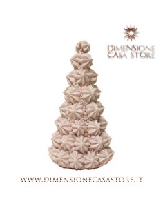 Coccole di Casa - Albero luminoso rosa con glitter 13.8X13.5X25.6  cm