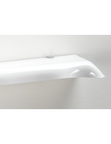 iPLEX Design - Drappeggi Mensola Bianca in plexiglass - white - 69x5x20 cm