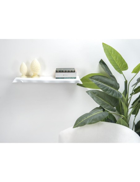 iPLEX Design - Drappeggi Mensola Bianca in plexiglass - white - 69x5x20 cm