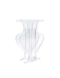 iPLEX Design Etrusco Xxl Portaombrelli Trasparente - 38x60x11 cm