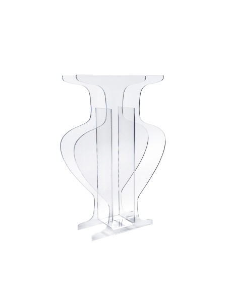 iPLEX Design Etrusco Xxl Portaombrelli Trasparente - 38x60x11 cm