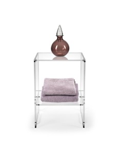 iPLEX Design - Contigo Tavolino Trasparente in plexiglass x h 43 - 30x43x27,5 cm 2