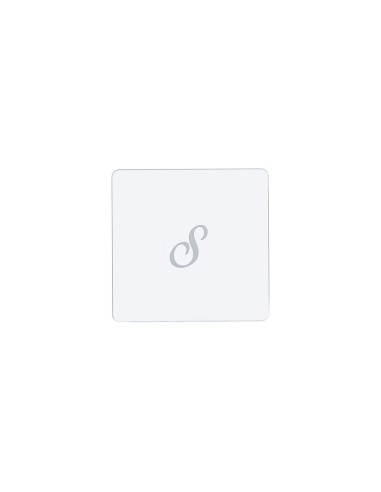 iPLEX Design - Bon Ton Set Sottobicchiere / Sottopiatto Quadrato ""S"" Trasp. in plexiglass - Trasparente - 33x0,6x33 cm