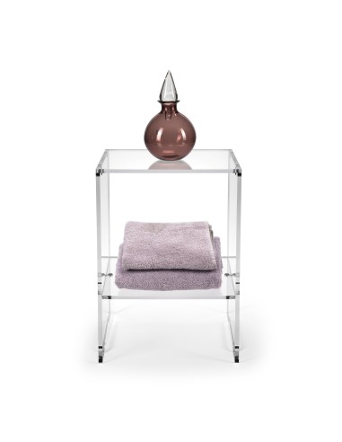 iPLEX Design - Contigo Tavolino Trasparente in plexiglass x h 43 - 30x43x27,5 cm
