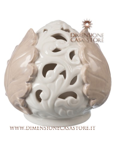 Coccole di Casa - Pigna Traf. Tortora con Led h16 cm